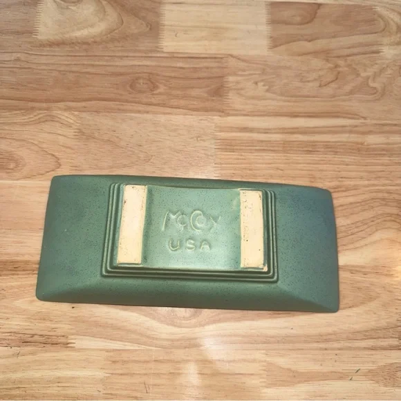 McCoy Green Planter Pottery USA - Picture 7 of 10